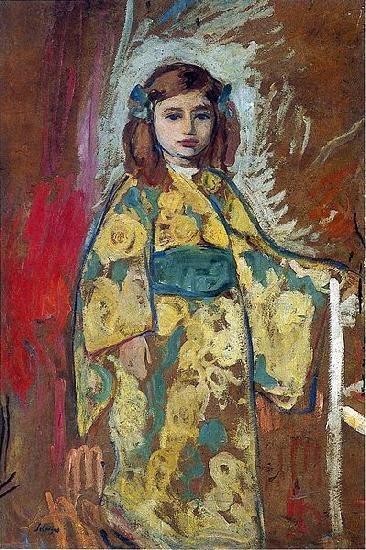 Henri Lebasque Prints Nono in a Japanese Robe China oil painting art
